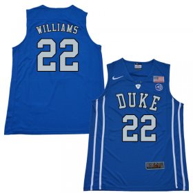 Sale - Blue Jason Williams #22 Duke Blue Devils 2018 Men Official University Basketball Jersey