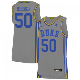 Sale - Gray Justin Robinson #50 Duke Blue Devils 2020 Men Official College Basketball Jersey