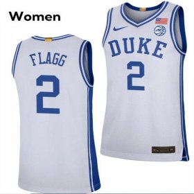 Sale - White Women #2 Duke Blue Devils Cooper Flagg Alumni College Basketball Jersey