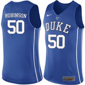 Sale - Blue Justin Robinson #50 Duke Blue Devils Men Alumni NCAA Basketball Jersey